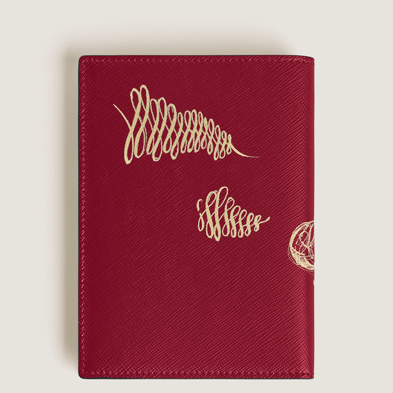 PASSPORT HOLDER YEAR OF THE HORSE IN SARTORIAL LEATHER 4