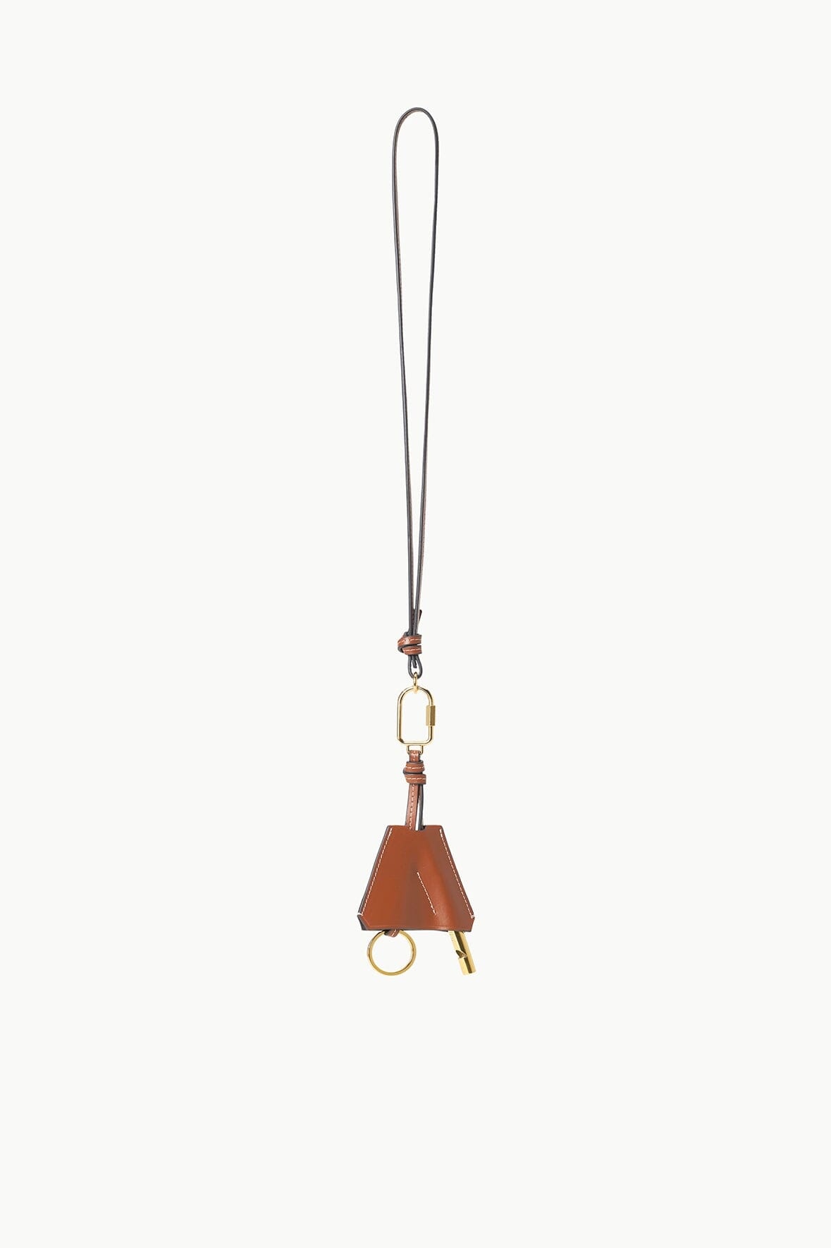STAUD SAFETY WHISTLE KEY FOB TAN - 2