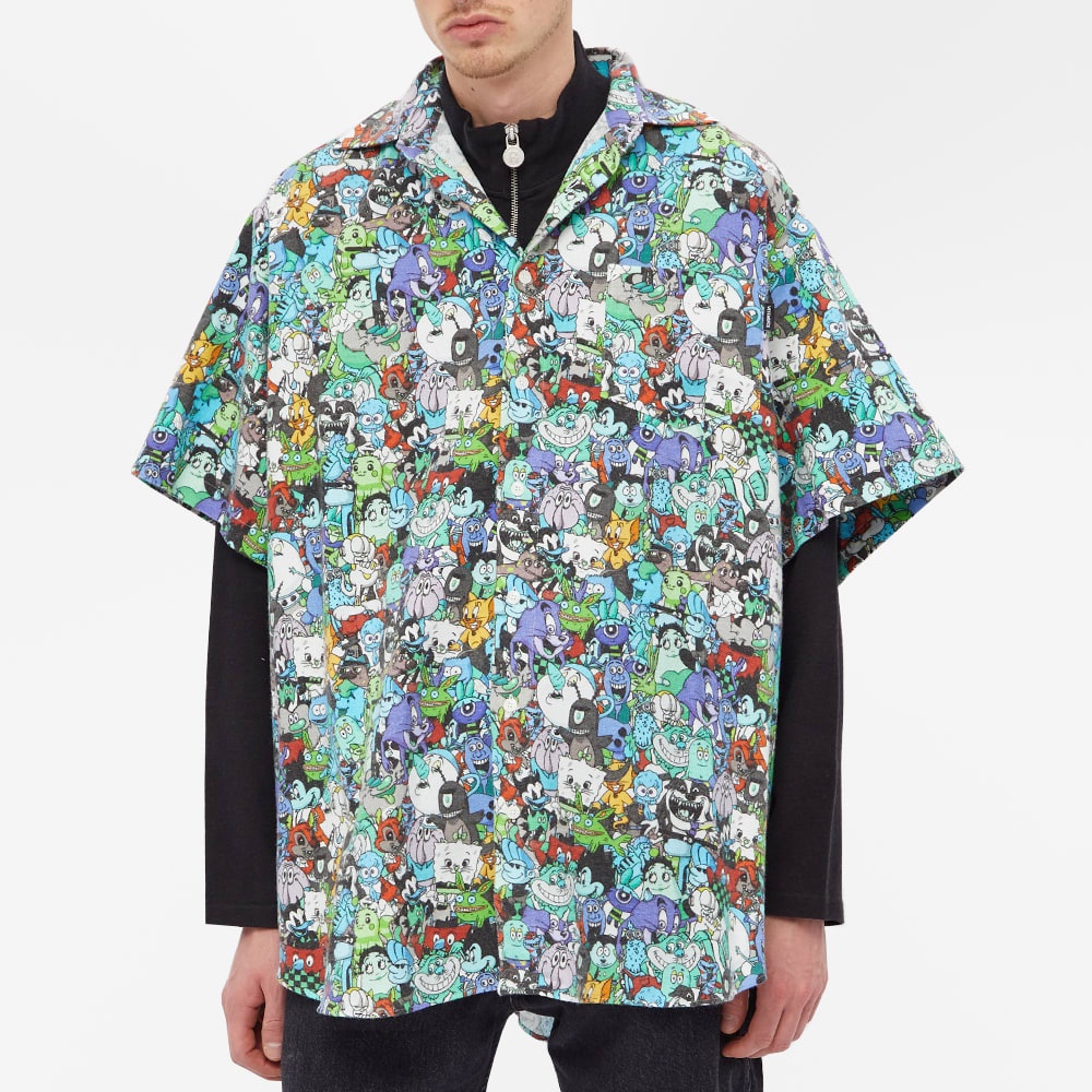 VETEMENTS Cartoon Mania Flannel Shirt - 4