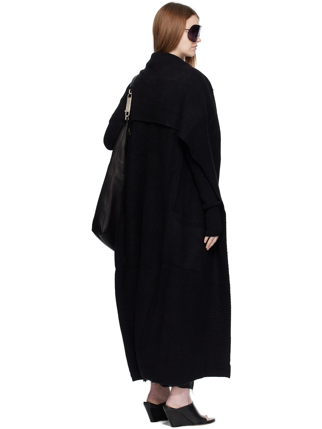 Black Concordians Long Cardigan - 3