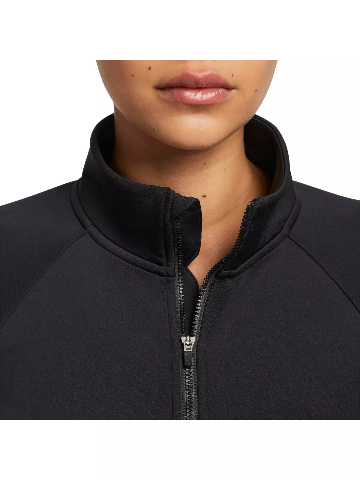 Women's Dri-FIT Prima 1/2 Zip Training Top - Black - 4