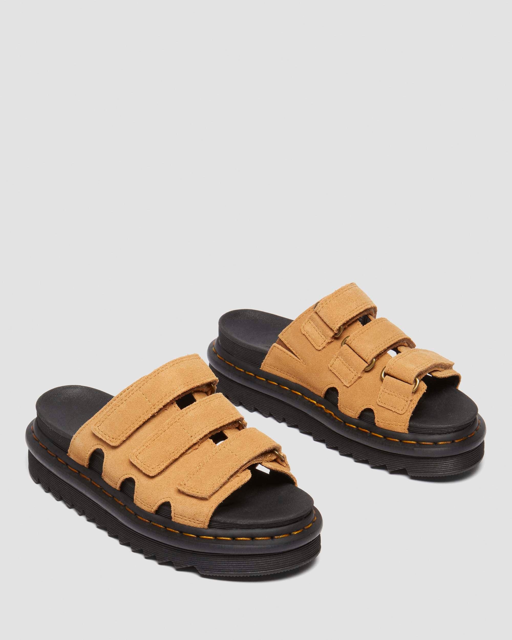 Raine Slide Athena Leather Sandals - 8