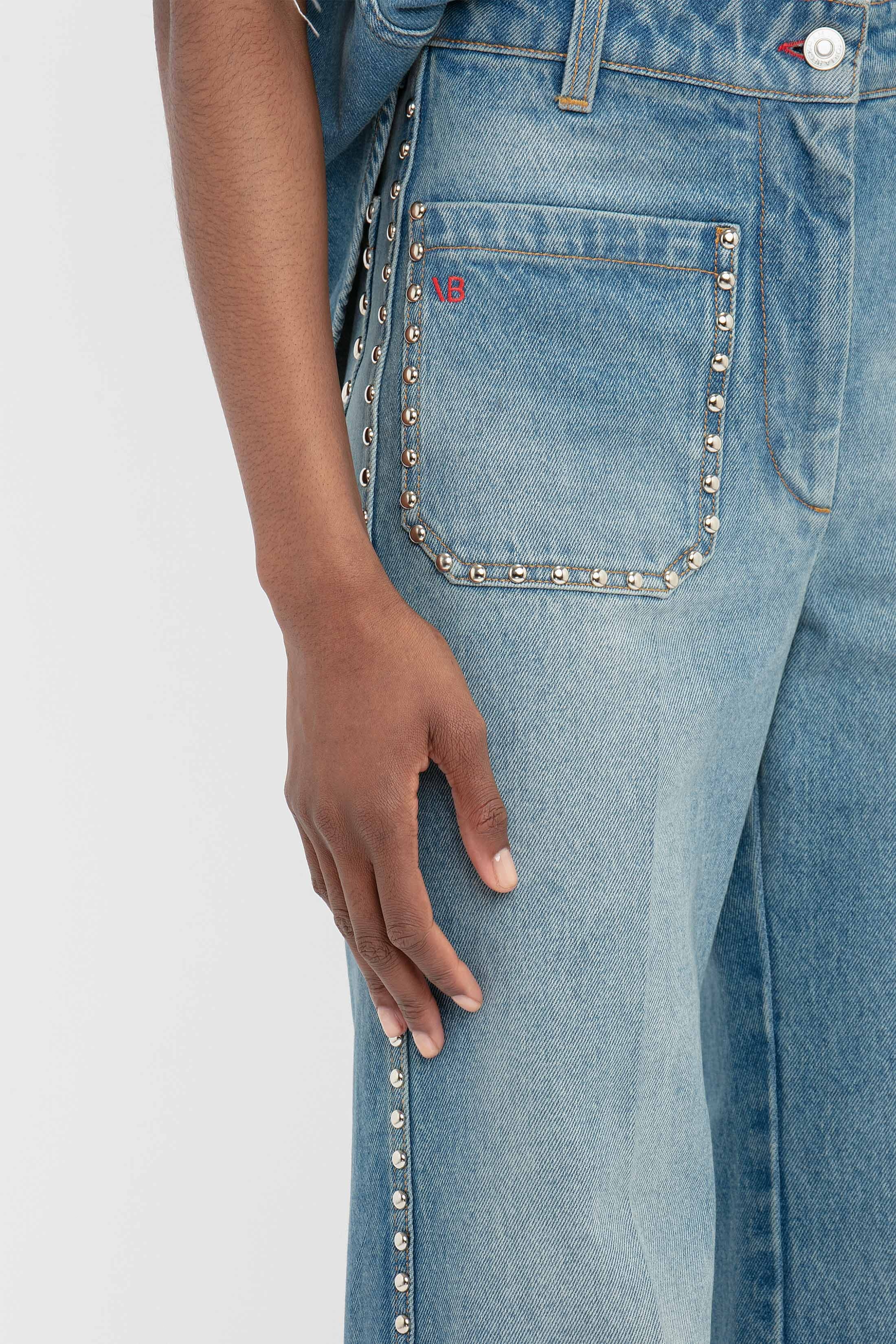 Alina High Waisted Jean In Vintage Wash - 4