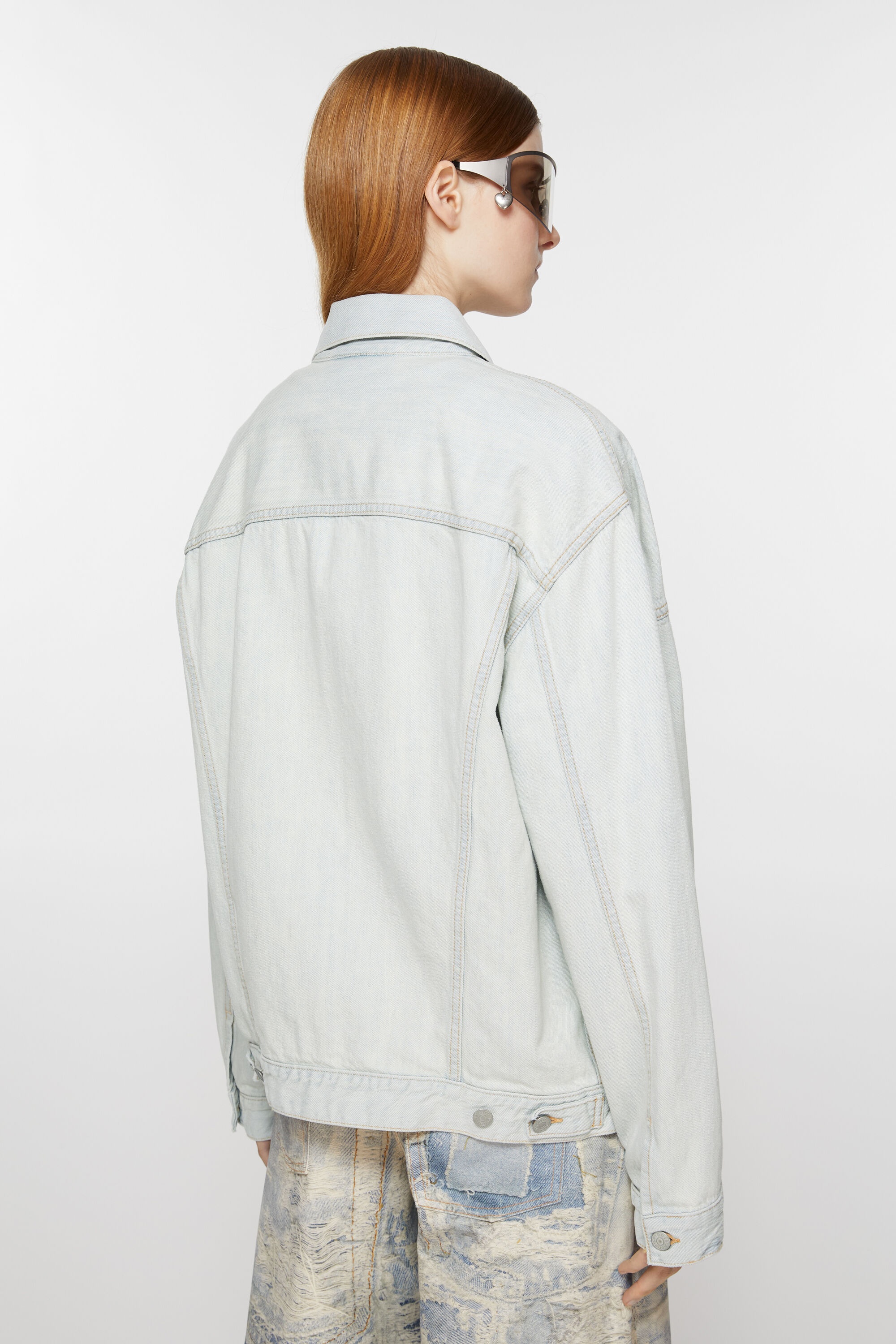 Denim jacket - Relaxed fit - Light blue - 4