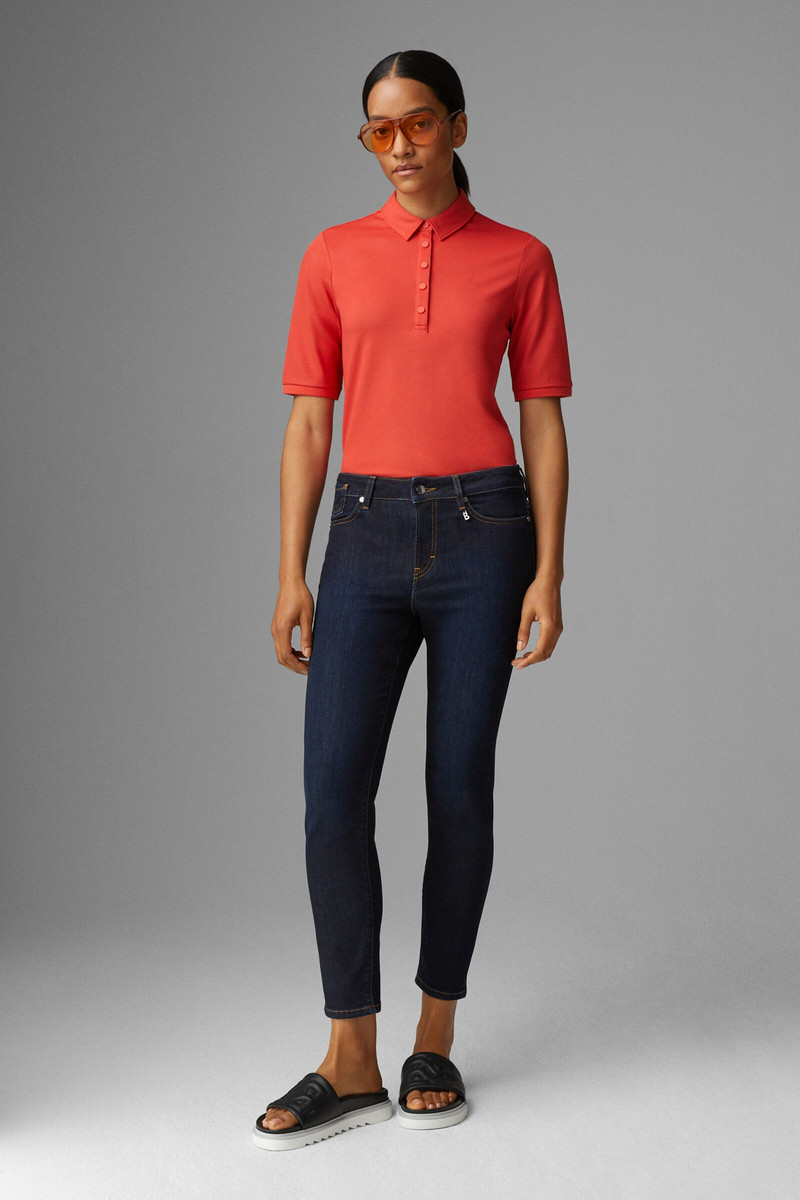 BOGNER Slim fit Julie 7/8 jeans in Dark denim blue outlook