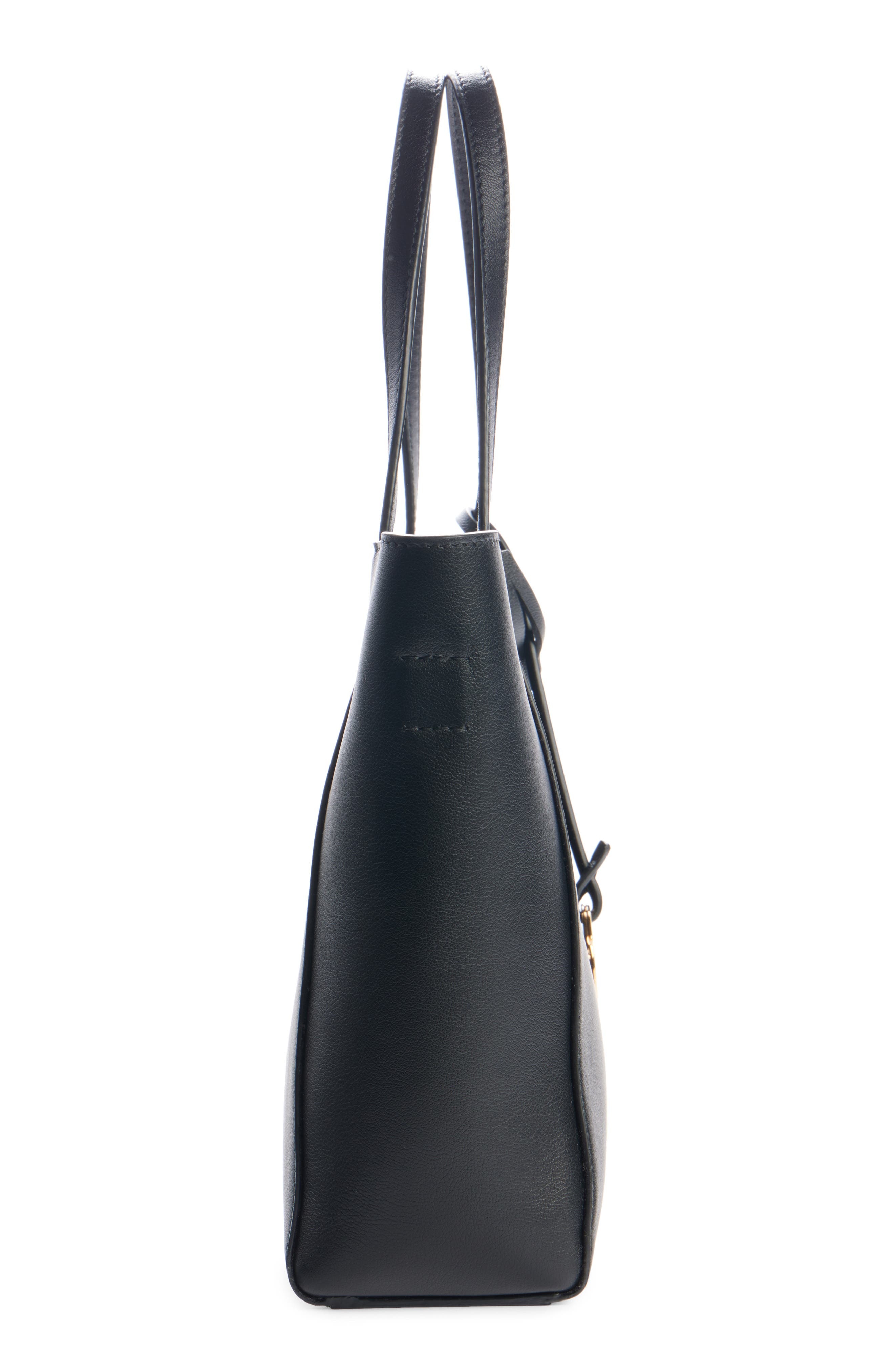 Balenciaga Small Hourglass Soft Leather Tote in 1000 Black at Nordstrom - 5