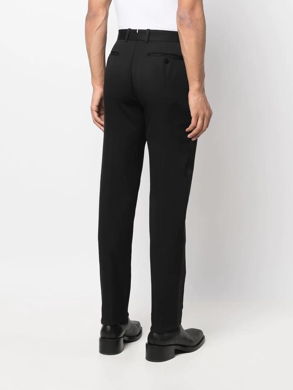 straight-leg tailored trousers - 4