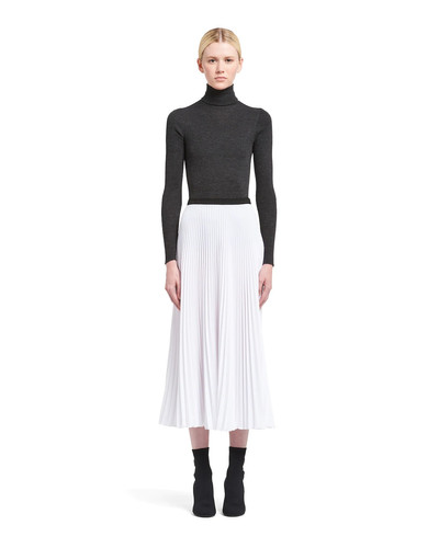 Prada Fluid twill skirt outlook