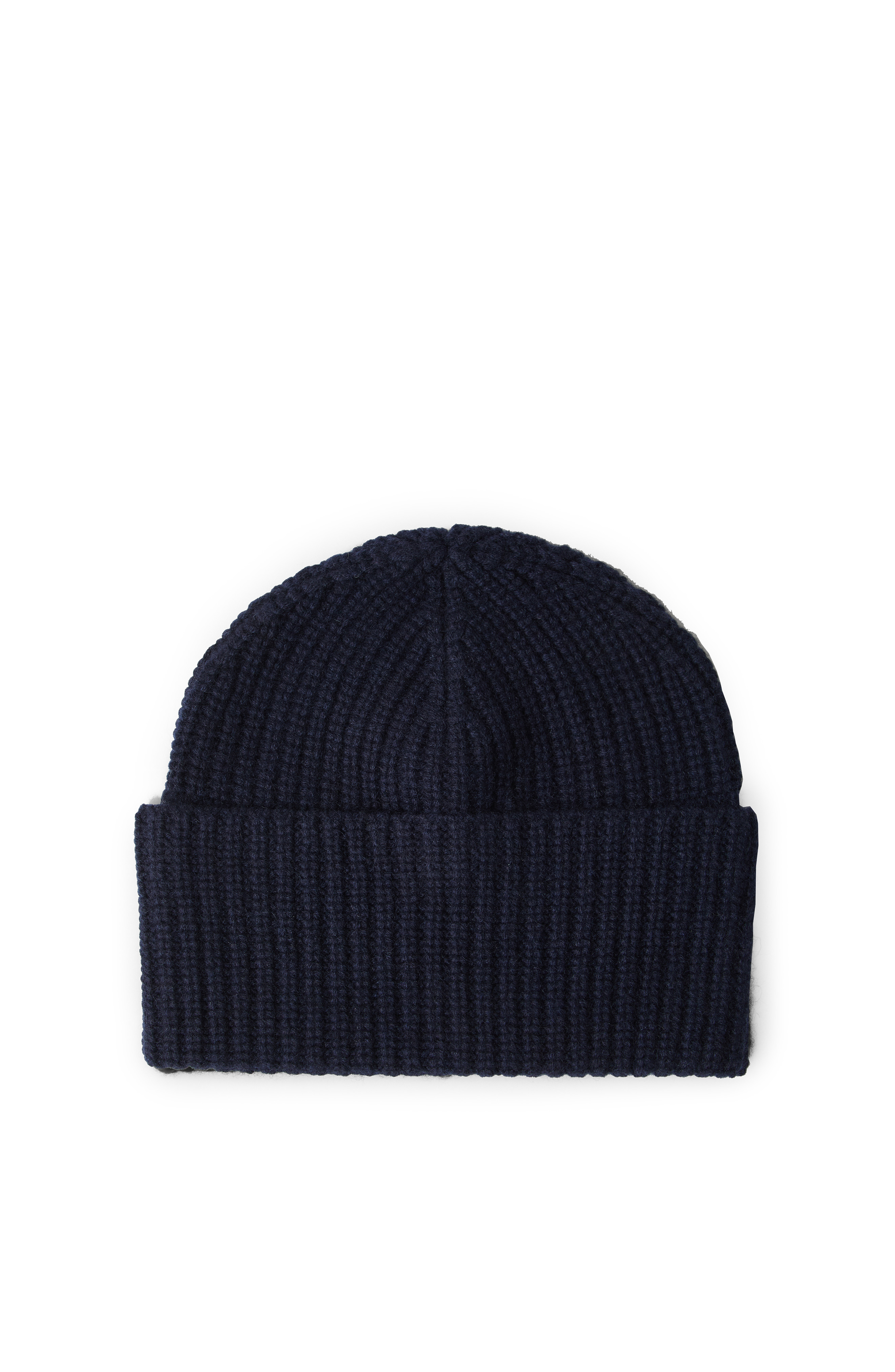 Brunello Cucinelli Cashmere rib knit beanie in Navy Blue at Nordstrom - 1