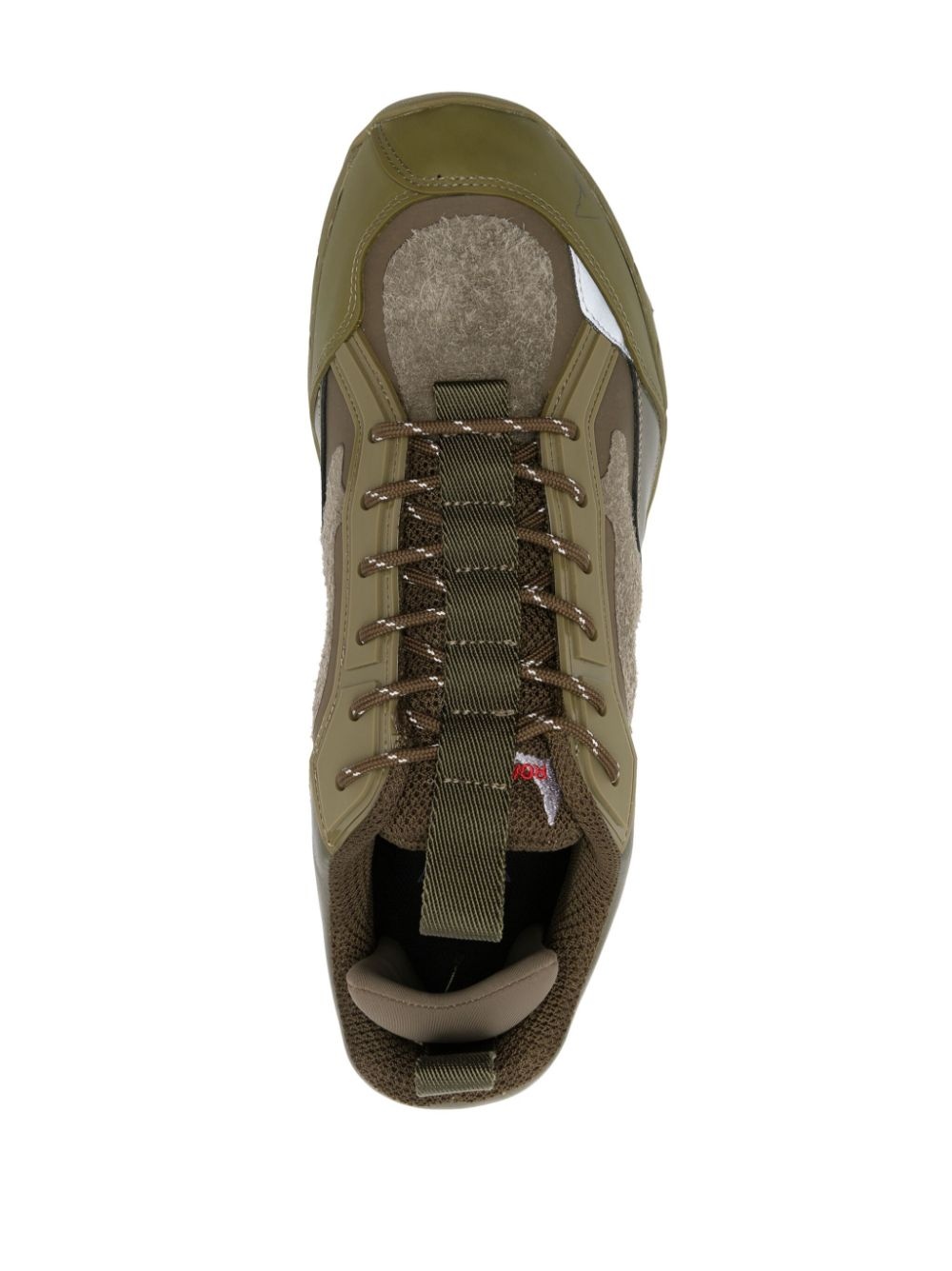 Lhakpa panelled lace-up sneakers - 4