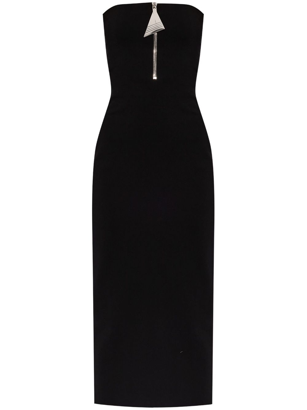 strapeless midi dress - 1