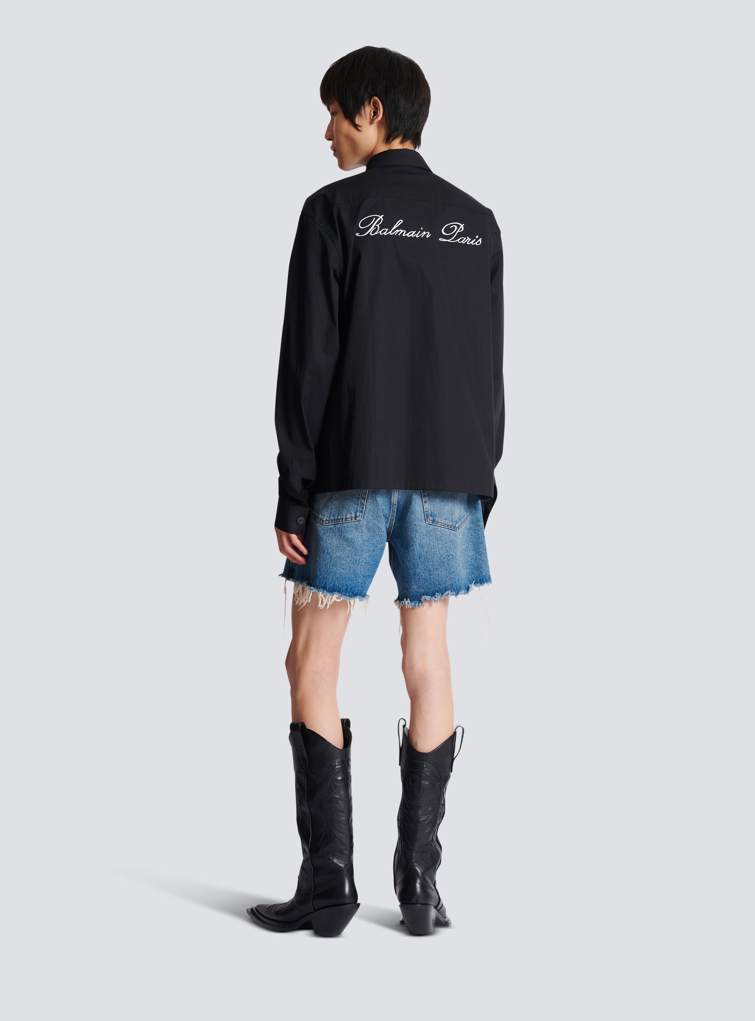 Balmain Signature overshirt - 4