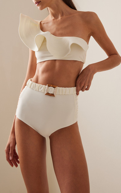 Johanna Ortiz Mahaba Buckle-Detailed Bikini Bottom white outlook