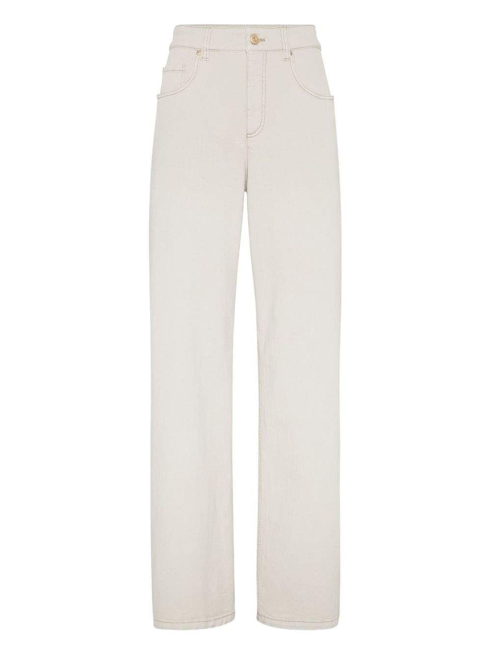 Cotton loose trousers - 1