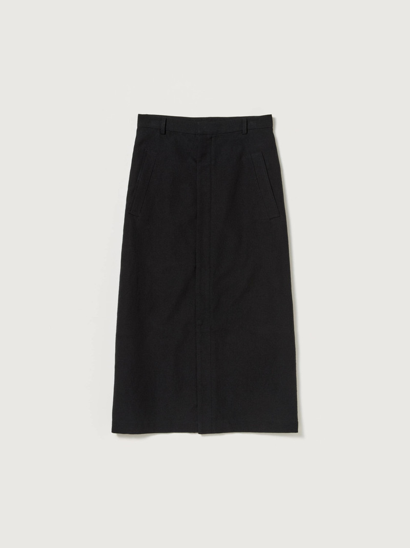 WOOL COTTON LINEN OX SKIRT 1