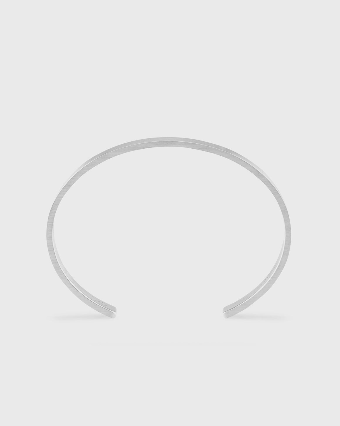21g-brushed-sterling silver-ribbon-bracelet - 4