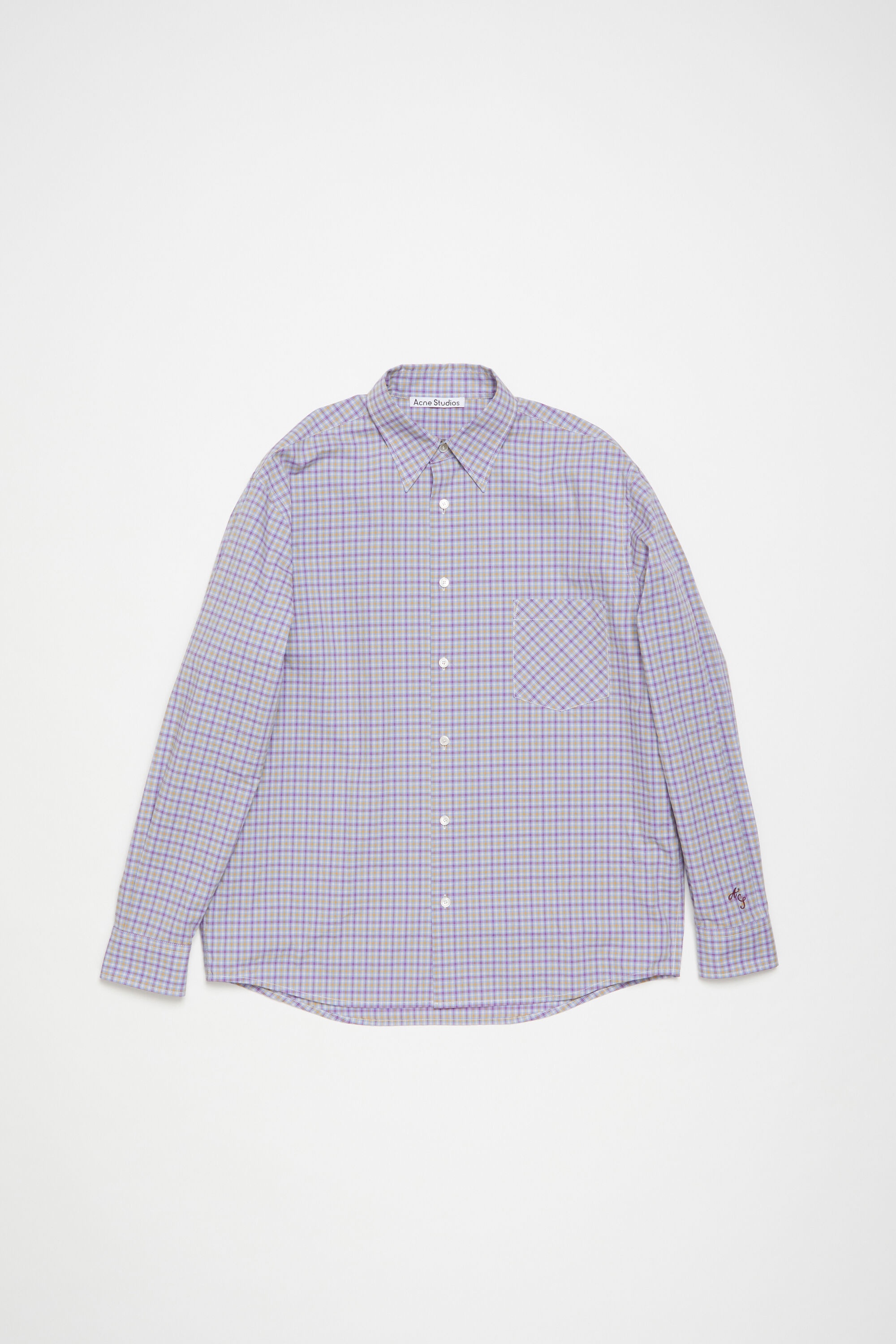 Button-up shirt - Cornflower blue/yellow - 6