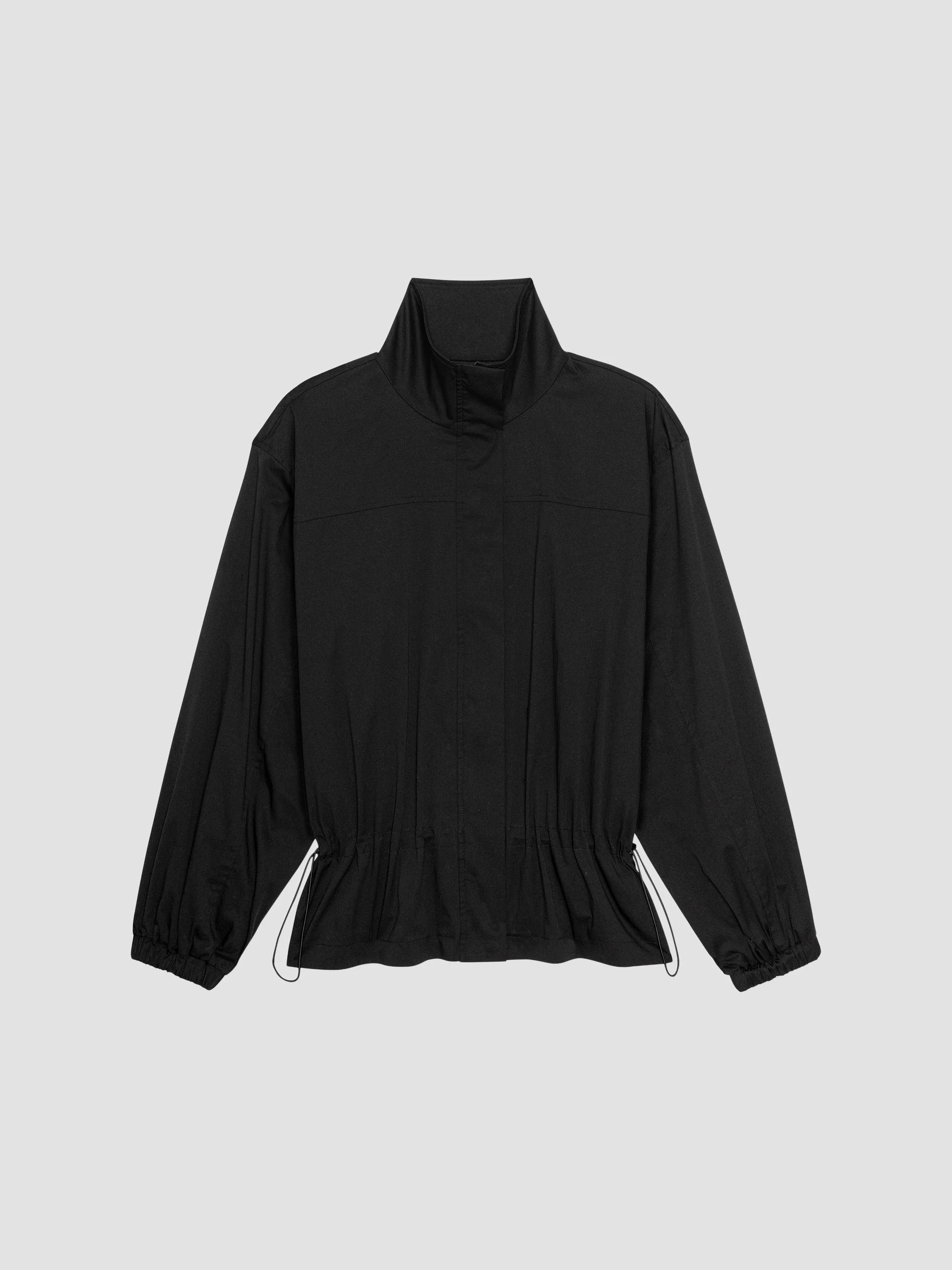 Women's Felix Drawstring Hem Jacket - Black - 1