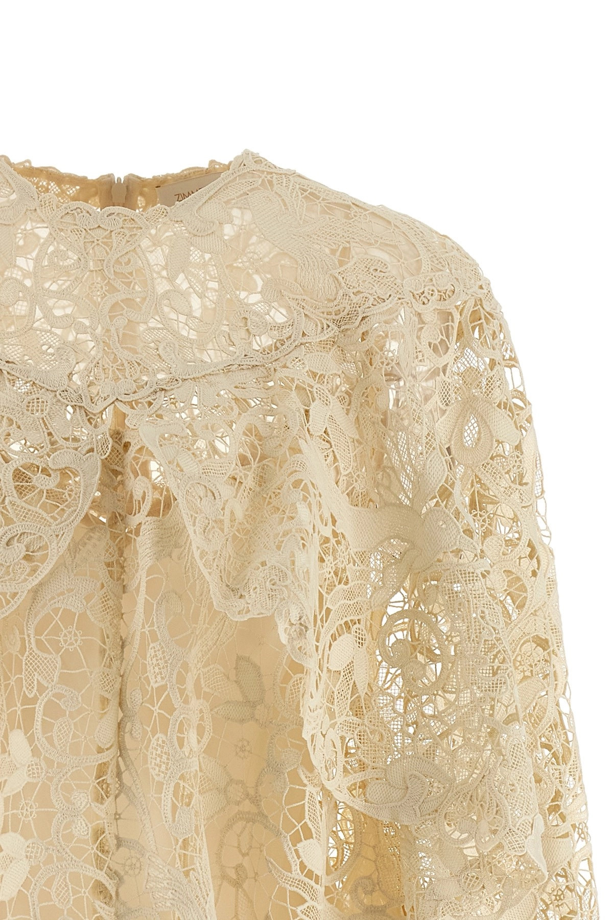 'Memento Bird Lace Mini' dress - 4