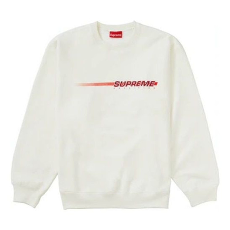 Supreme Precision Crewneck 'White Red' SUP-SS21-838 - 1