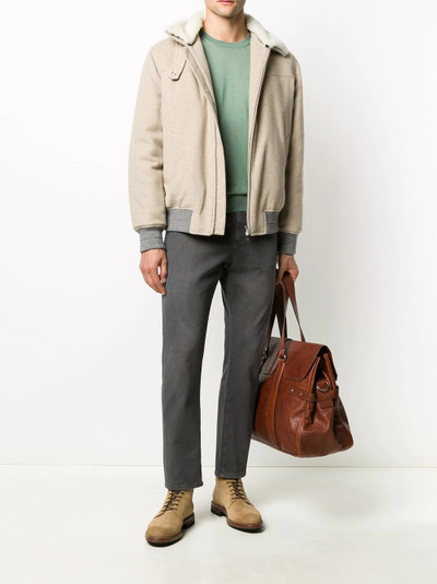 Brunello Cucinelli crew neck relaxed-fit jumper outlook