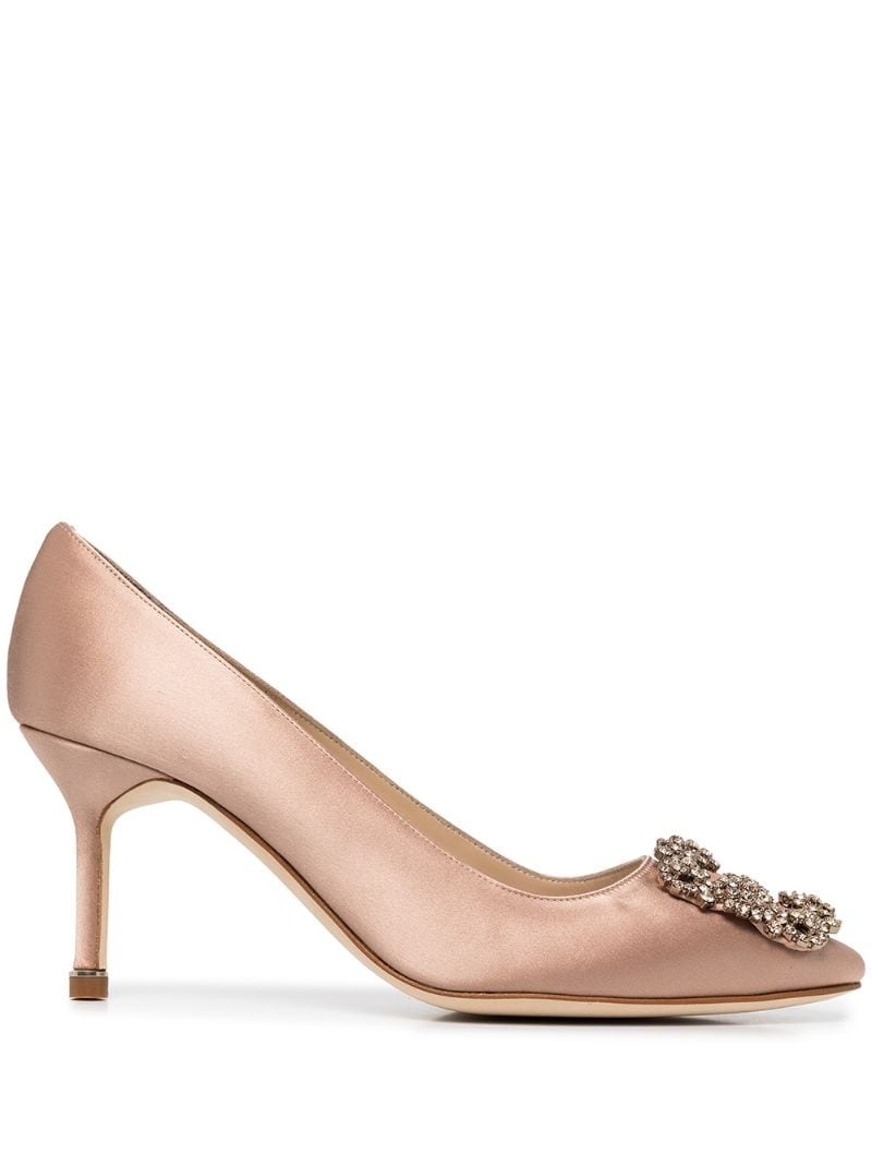 Hangisi crystal-embellished 70mm pumps - 1