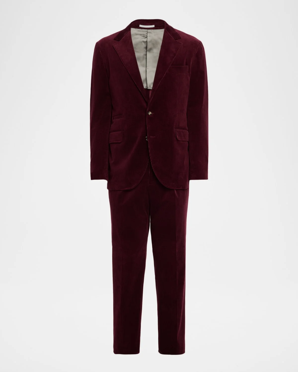 Men's Fine Wale Corduroy Two-Piece Suit - 1