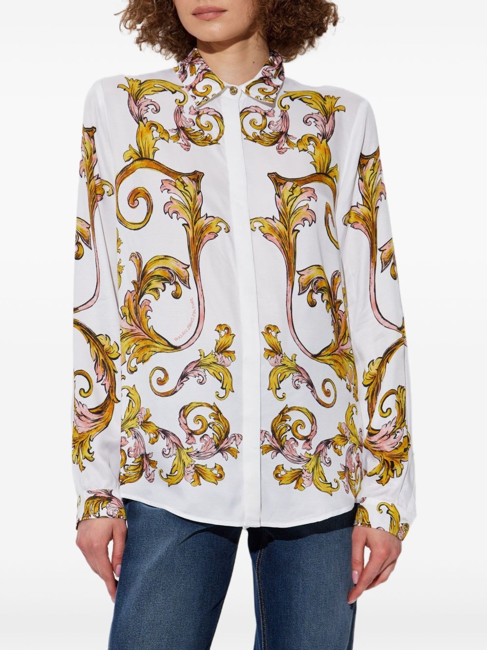 Outline Barocco-print shirt - 3