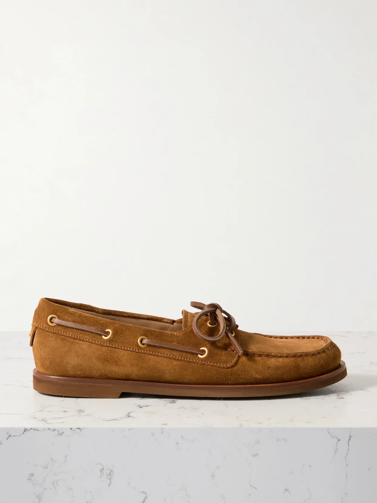 Vandée Suede Boat Shoes - 1