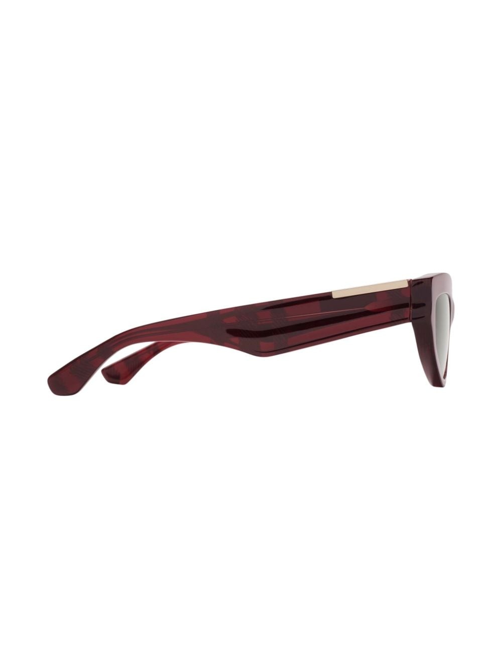 logo-plaque cat-eye sunglasses - 2