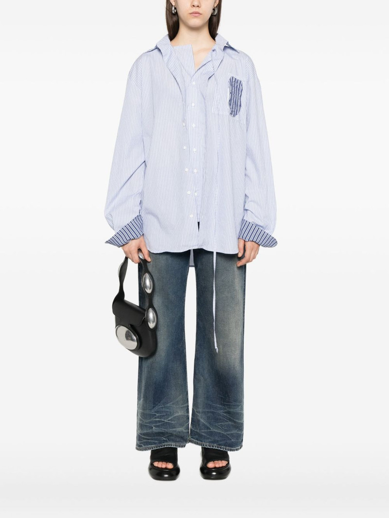 OTTOLINGER striped patch-pocket shirt outlook