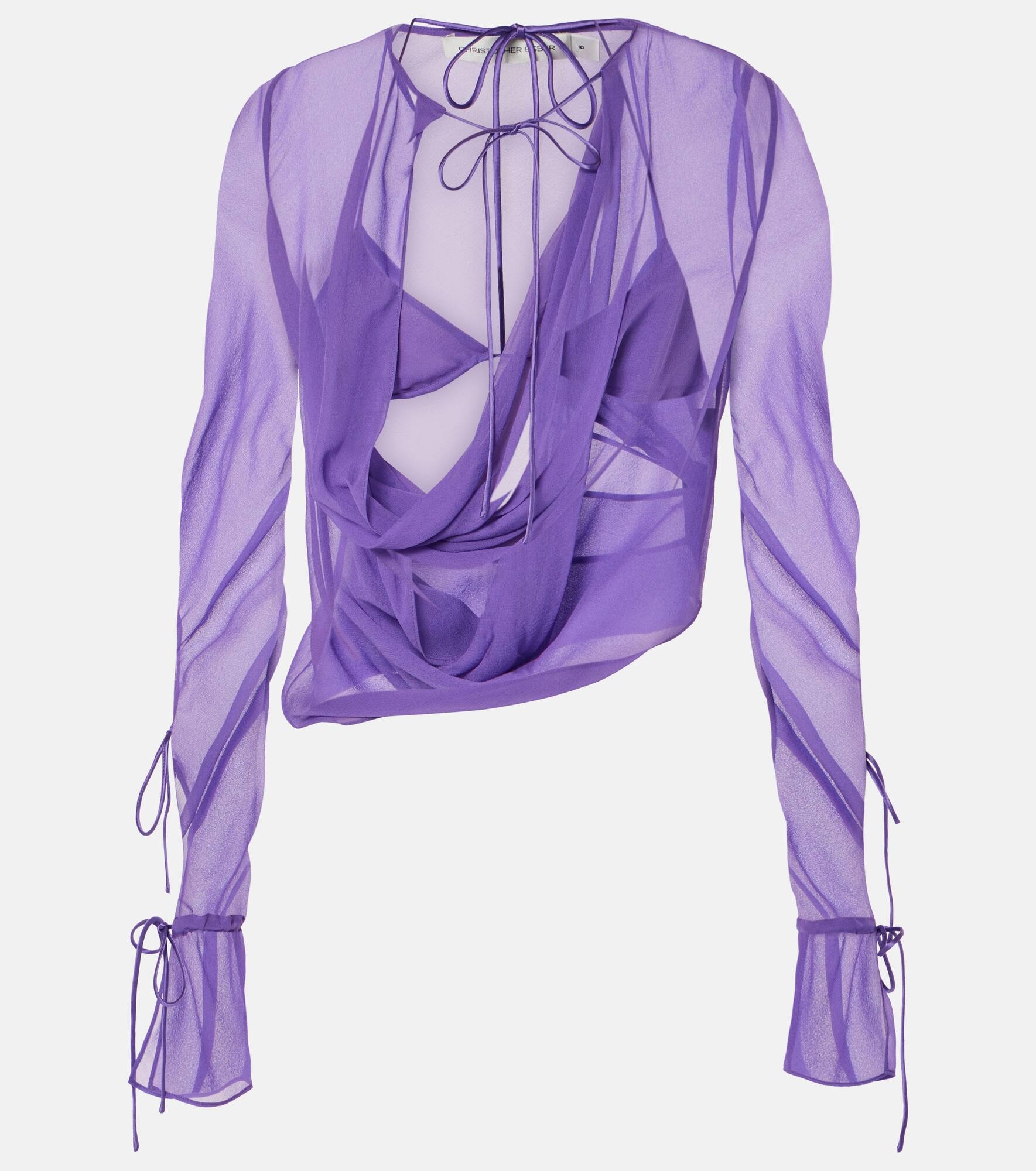 Mobius silk top - 1