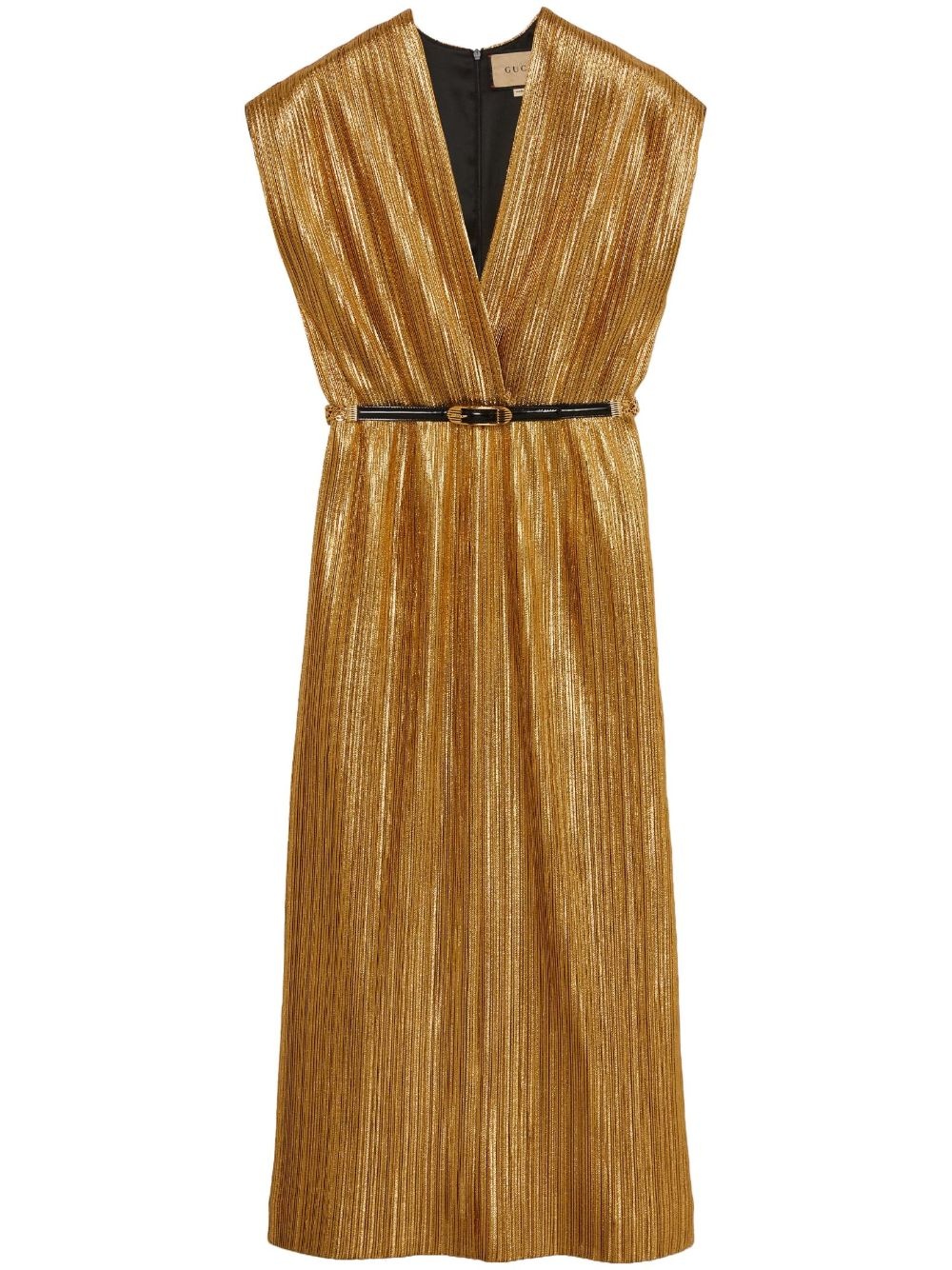 Cady lamé midi dress - 1