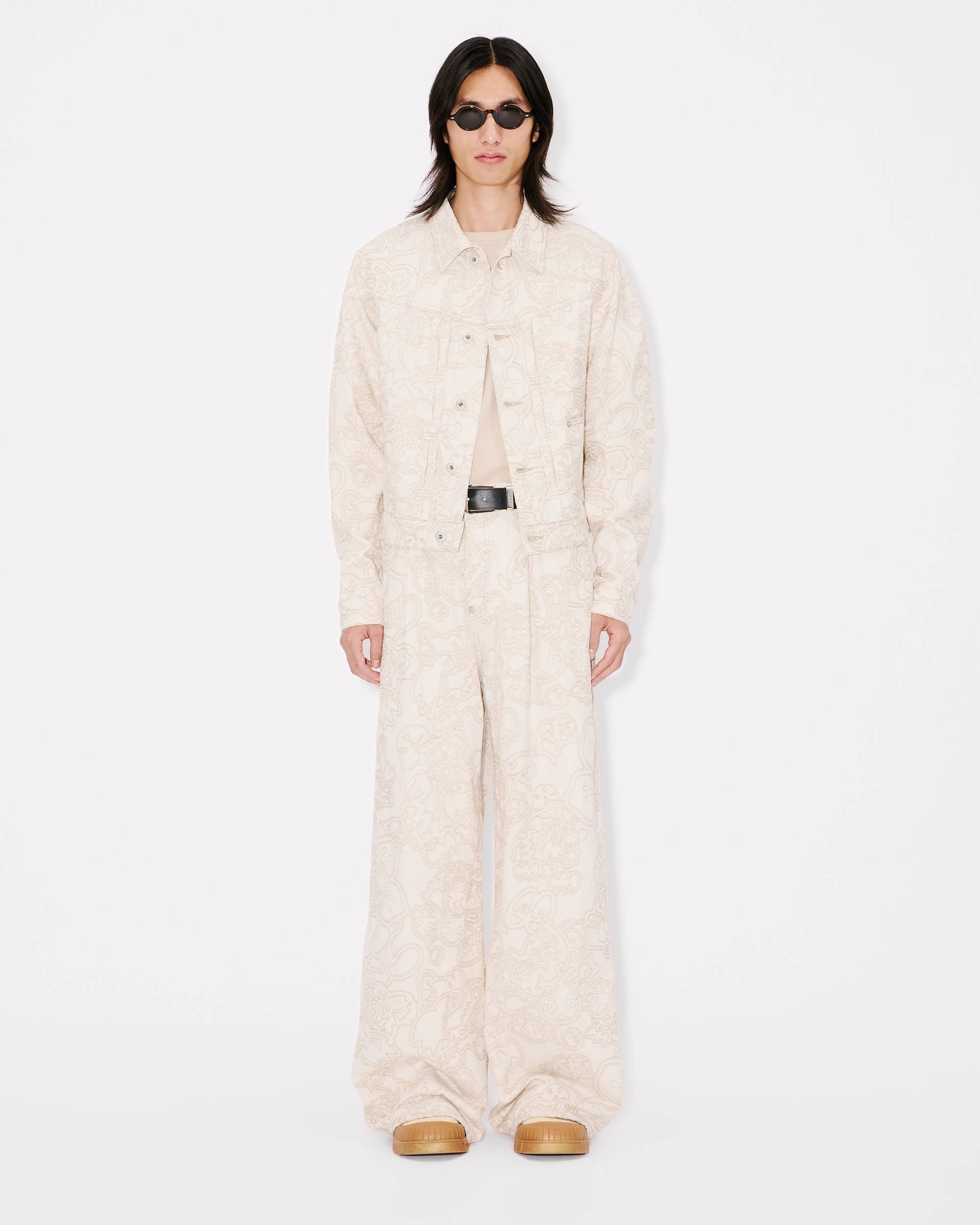 'KENZO by Verdy' embroidered trucker jacket in japanese denim - 3