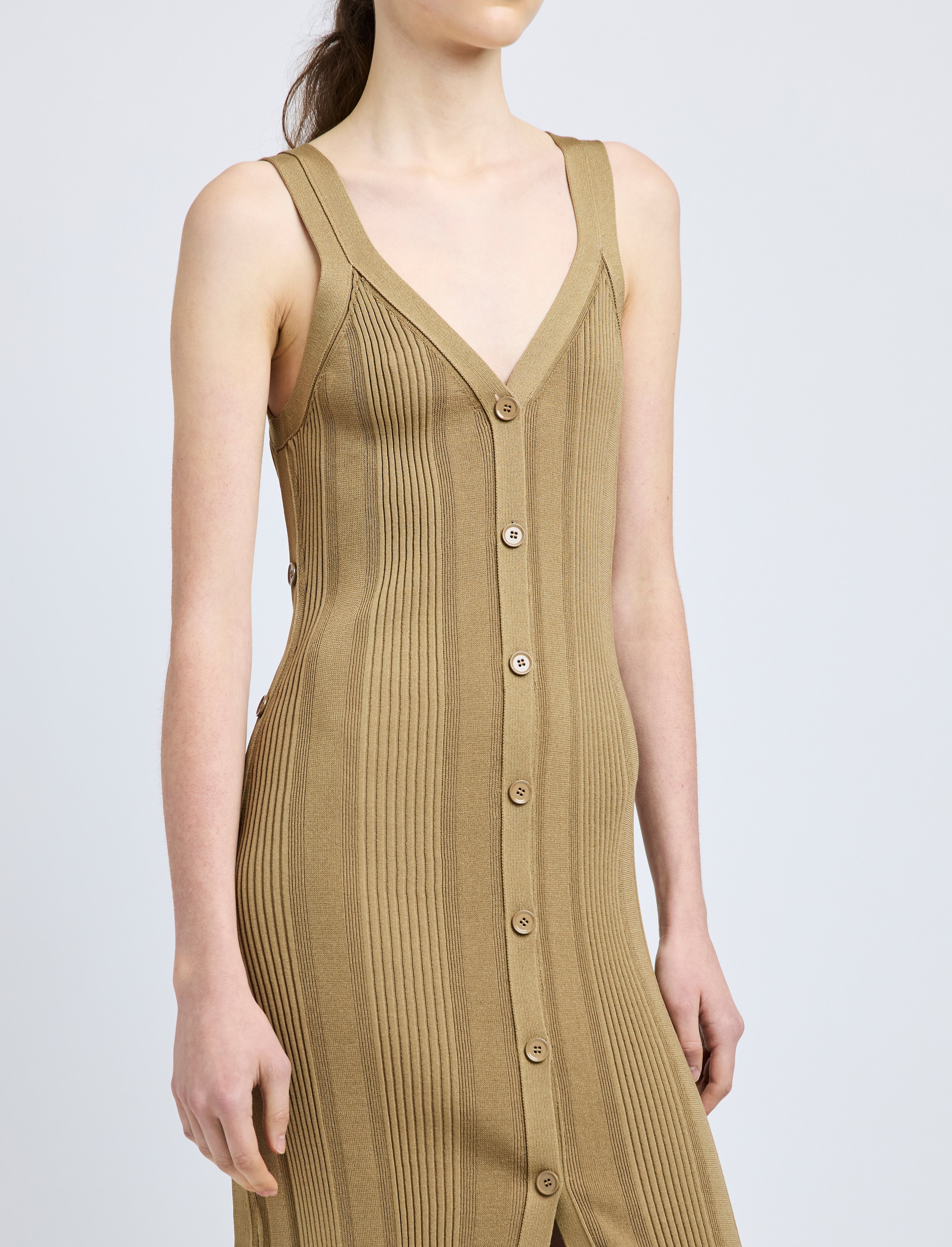 Ellis Dress in Column Rib - 5