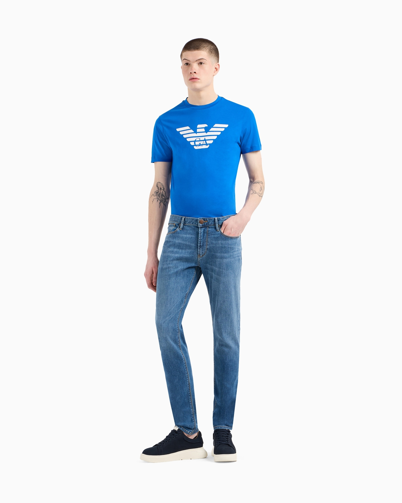 J06 Slim-fit, washed, 11.5 oz comfort-denim jeans - 2