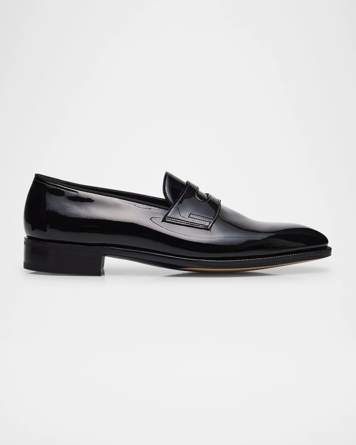 Men's Jamie Patent Leather Penny Loafers - 1
