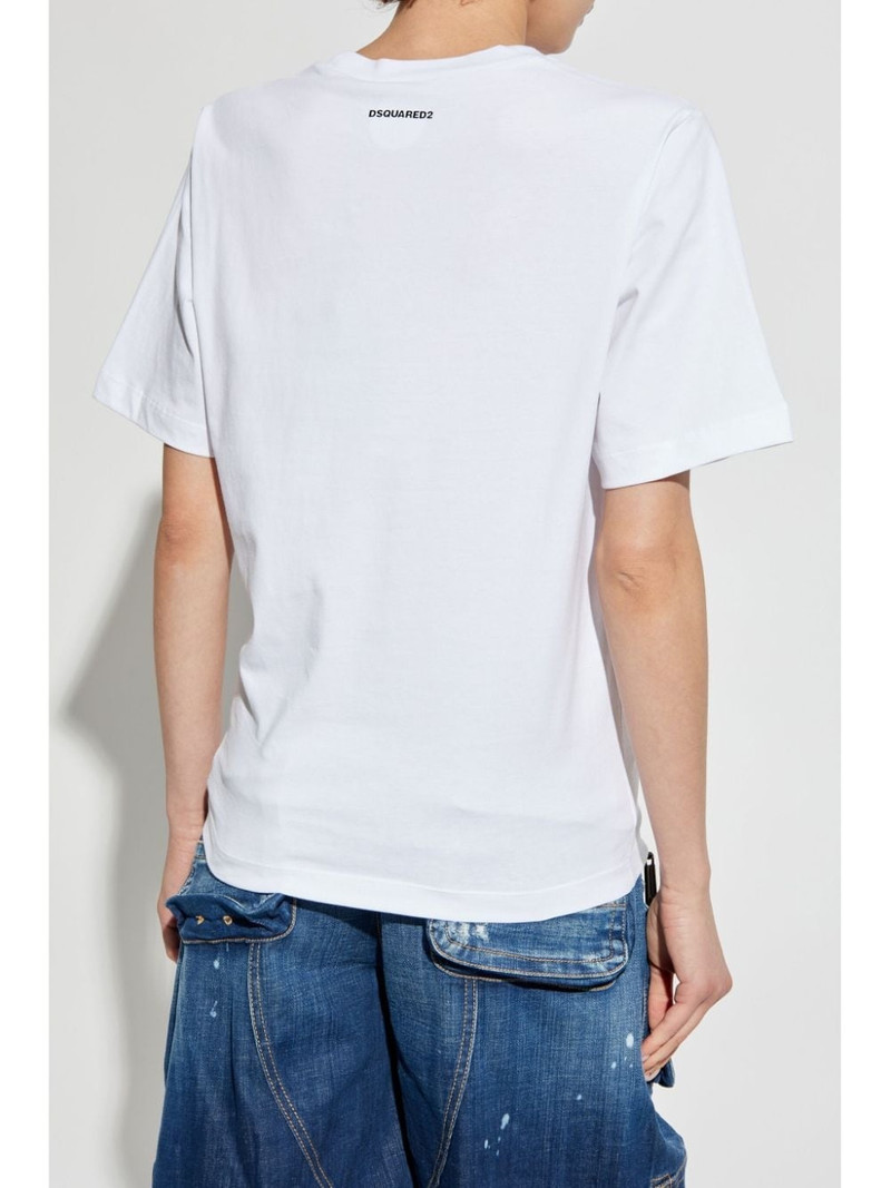 rhinestone-embellished T-shirt 4