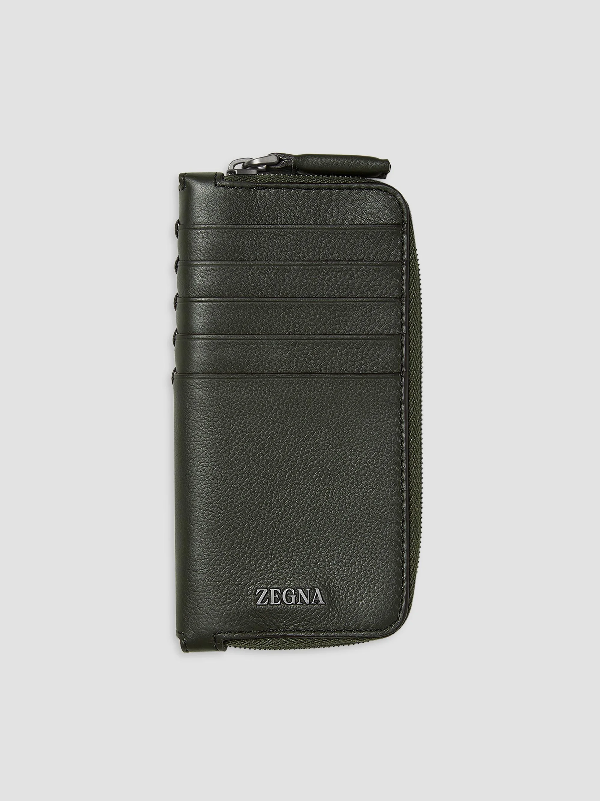 Men's Secondskin Wallet - Dark Olive Green - 1