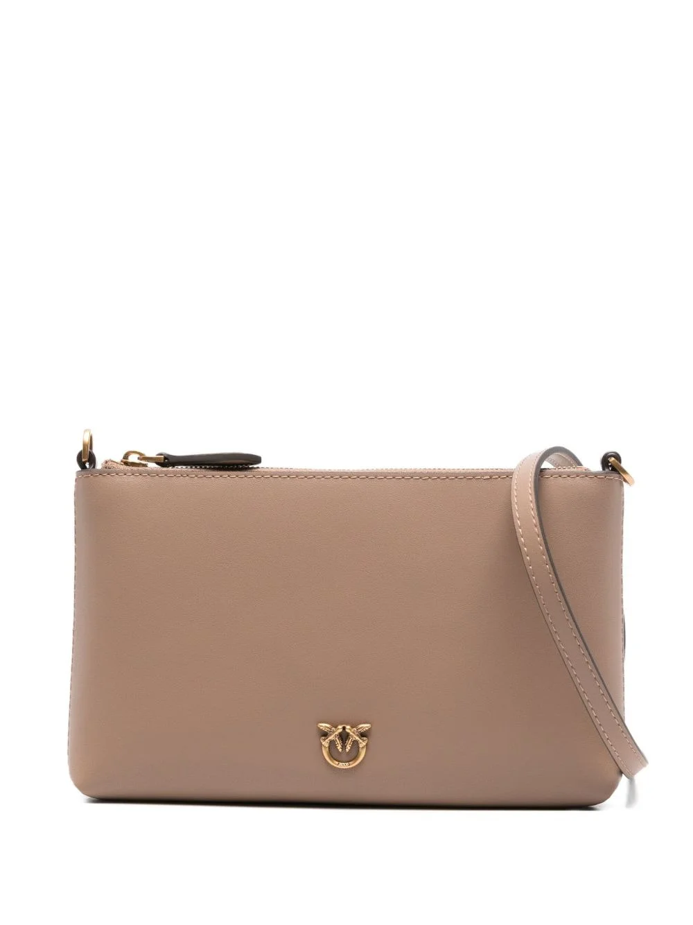 mini Flat leather cross body bag - 1