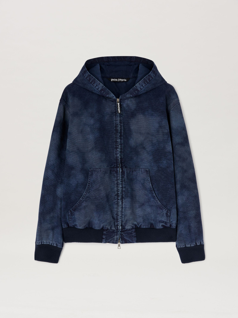 Curved logo Dyed Bomber 1