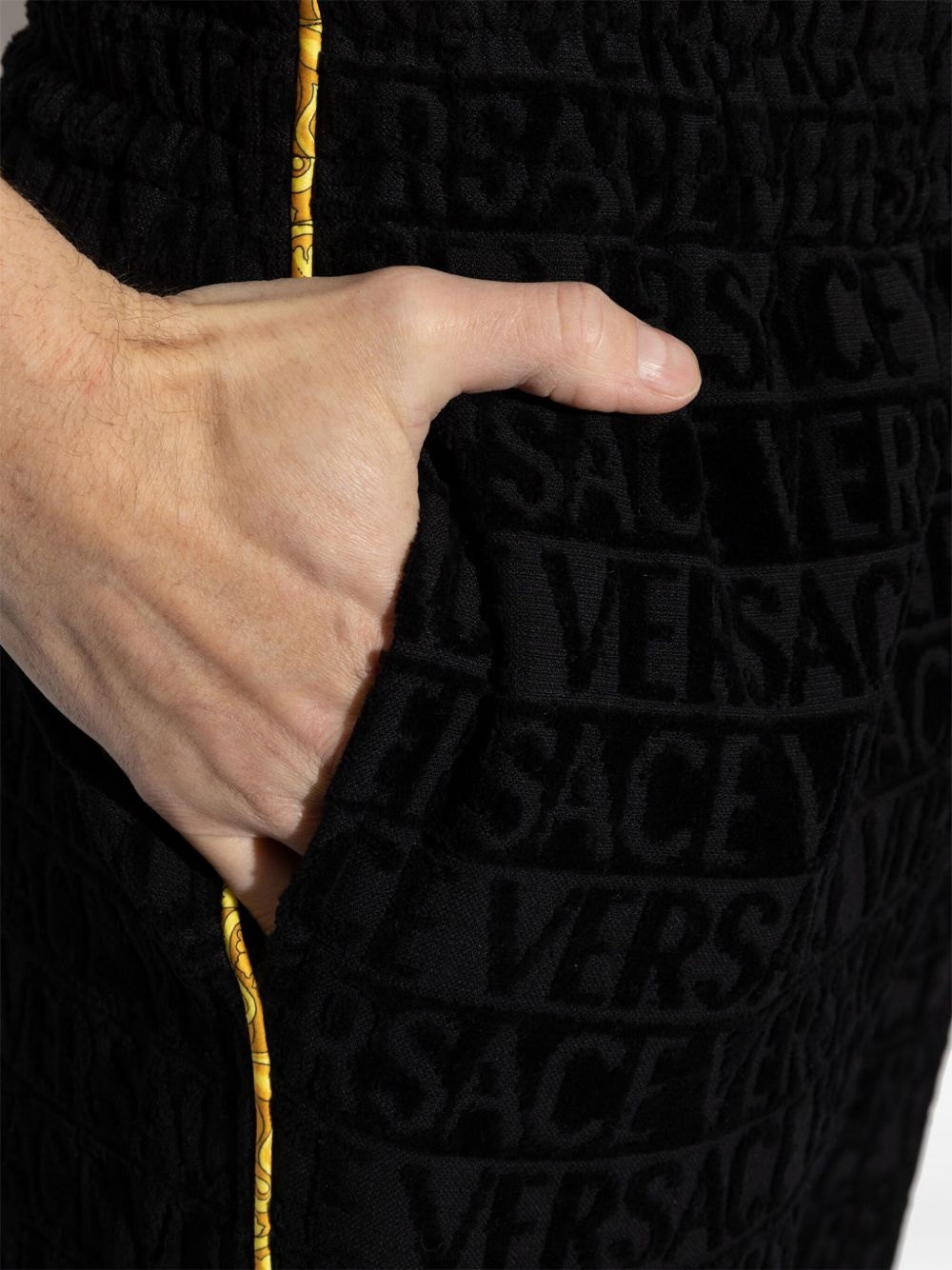 logo-jacquard track pants - 6