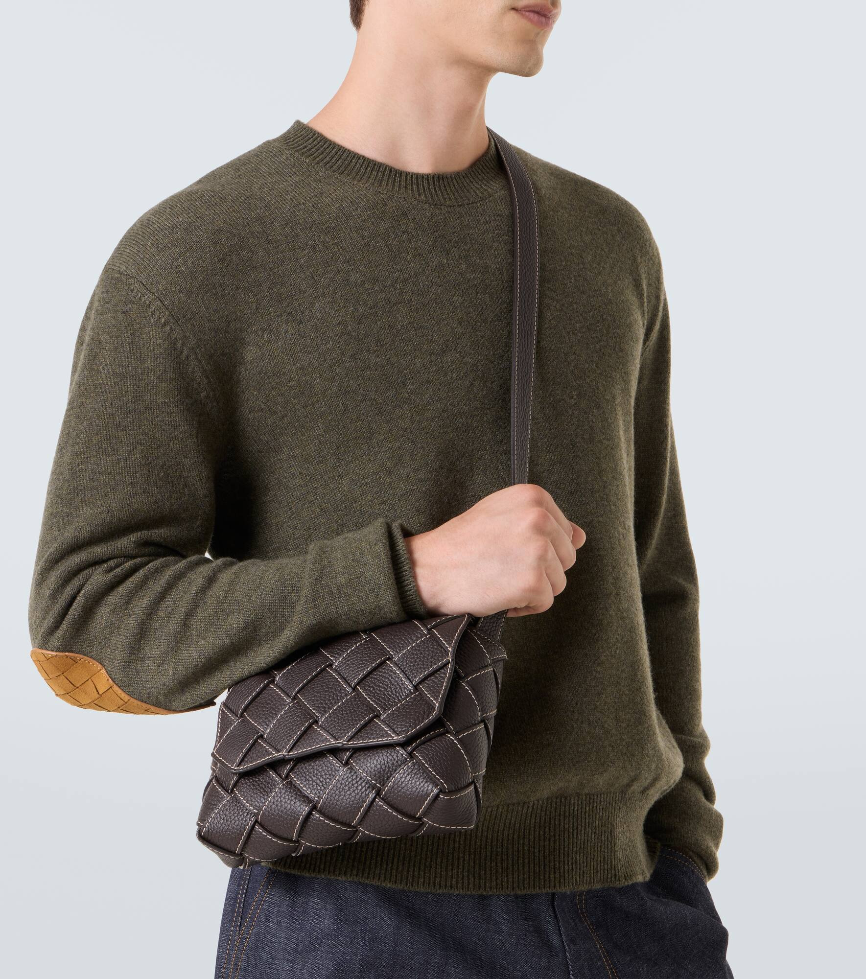 Diago Intreccio leather crossbody bag - 2