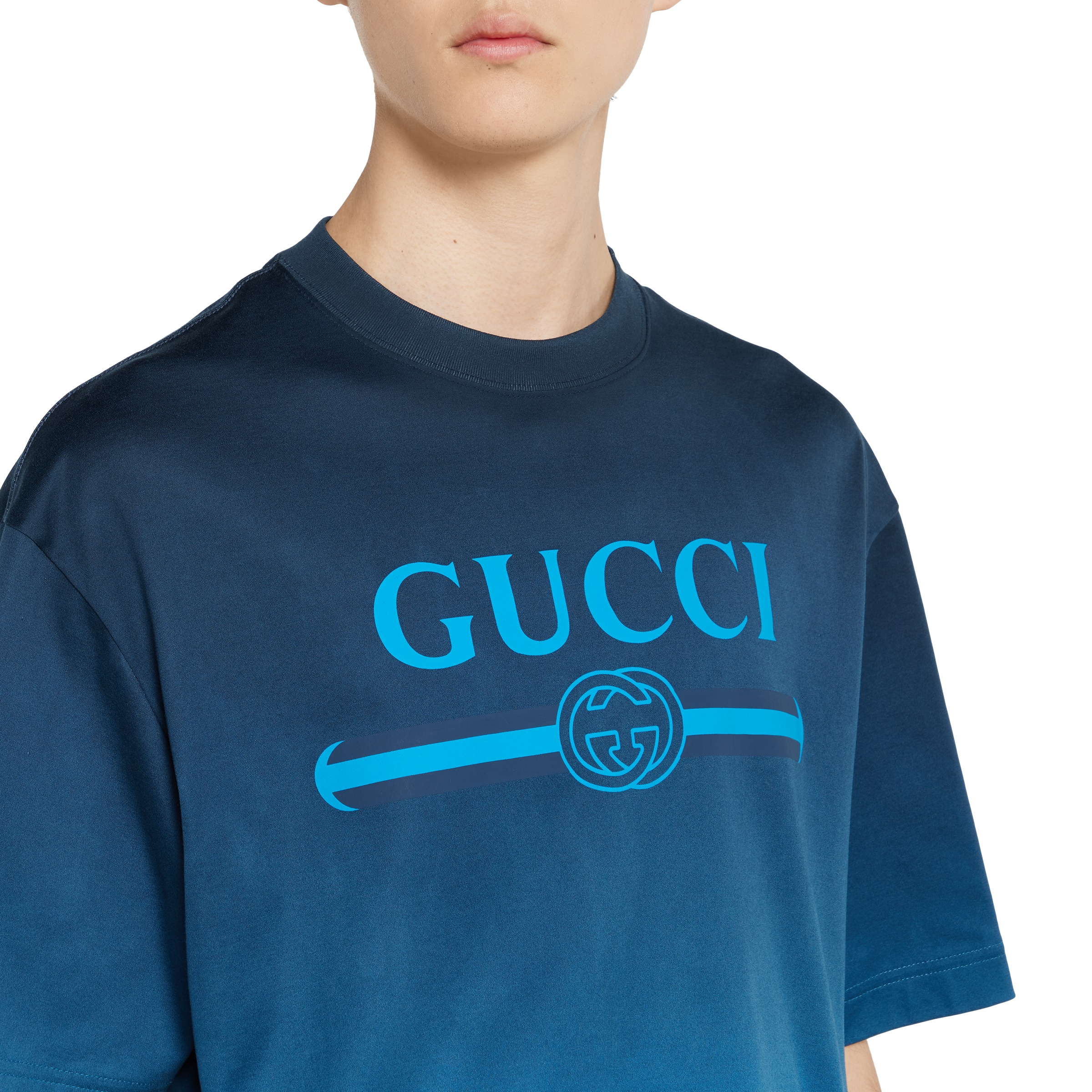 Technical cotton jersey T-shirt with print - 5