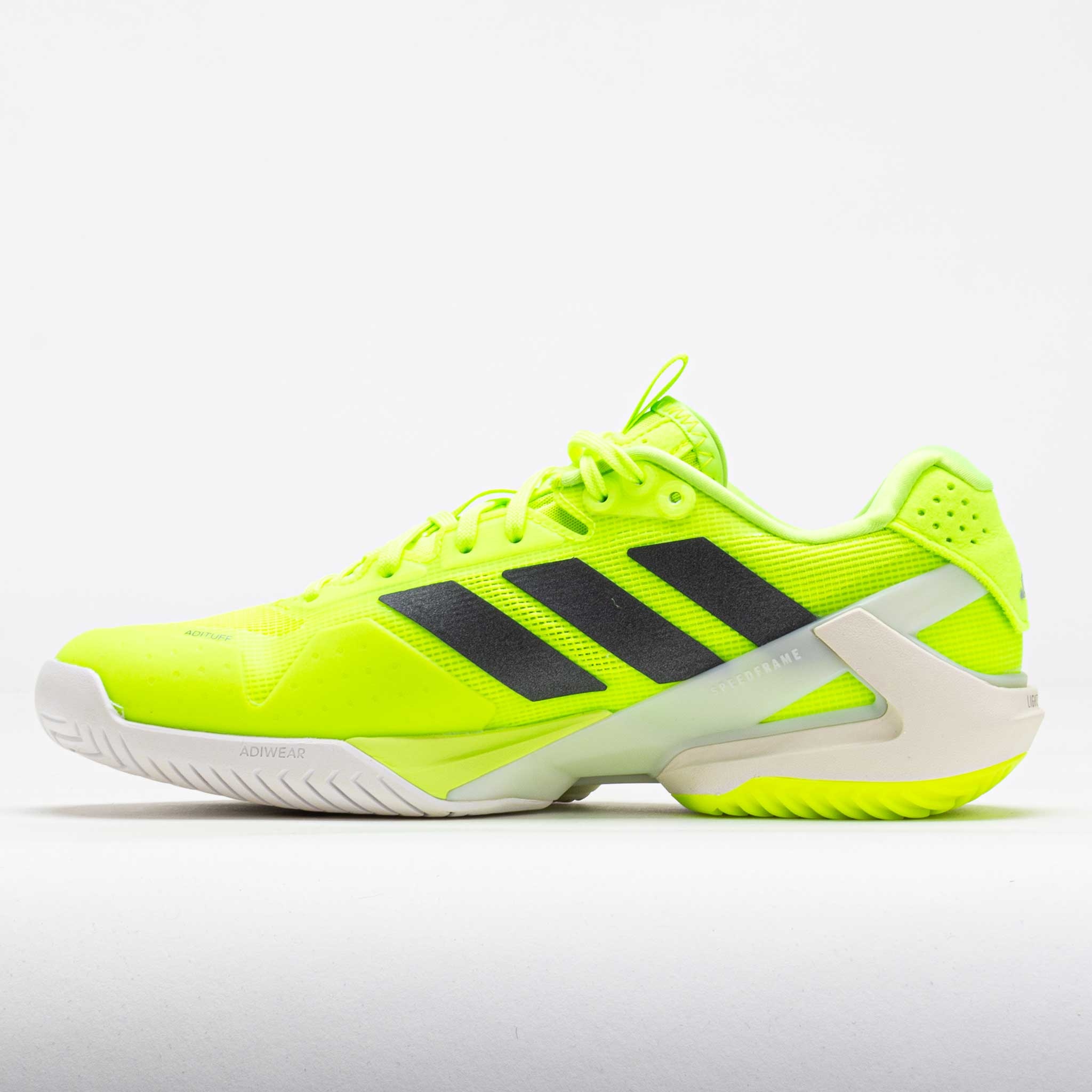 adidas Adizero Ubersonic 5 Women's Lemon/Iron Metallic/Powder Yellow - 2