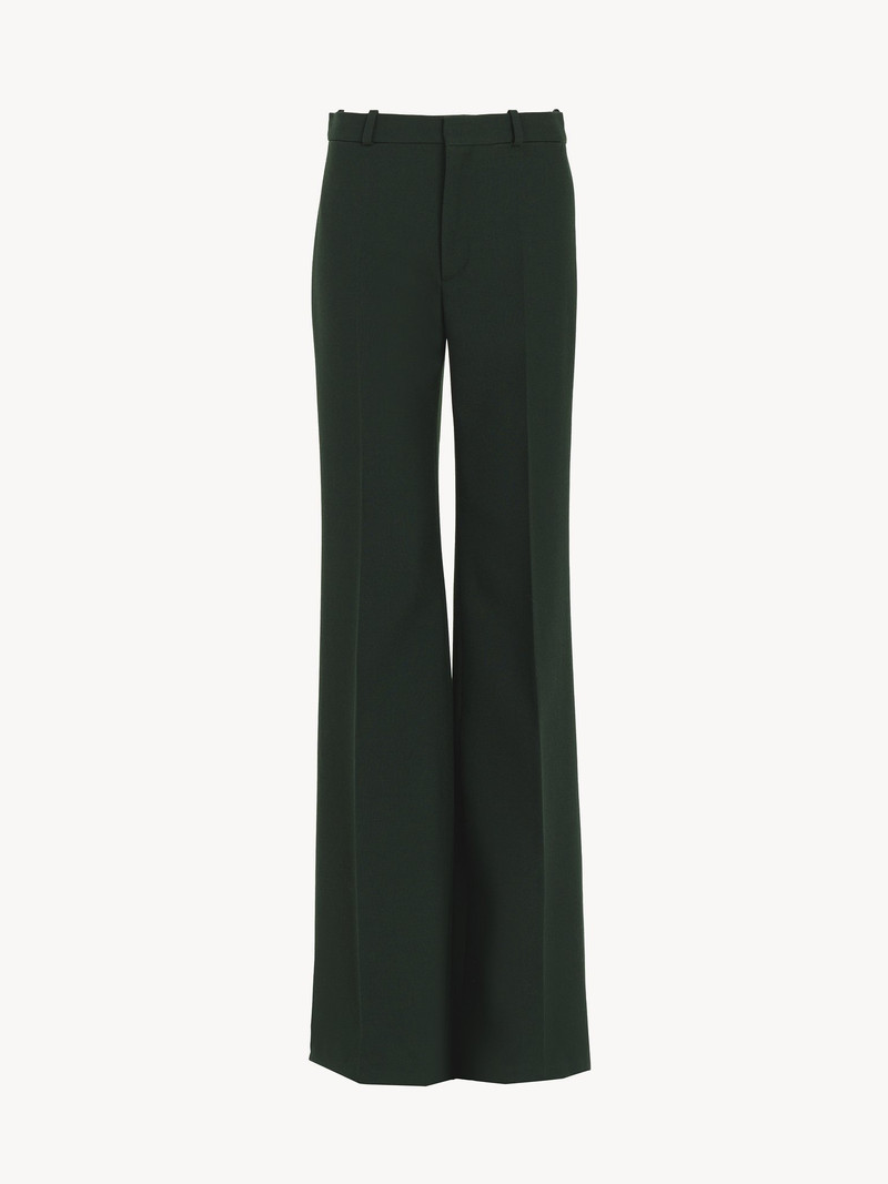 Chloé FLARED TAILORED PANTS IN WOOL CRÊPE outlook