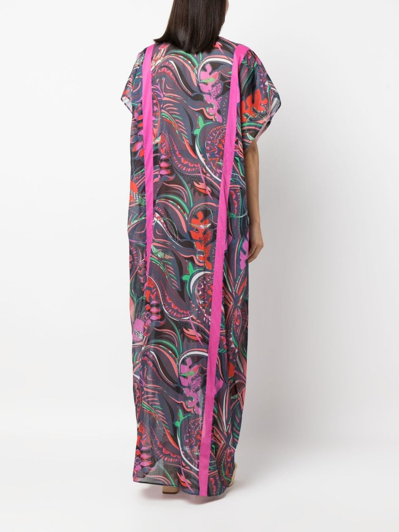 printed kaftan dress 4