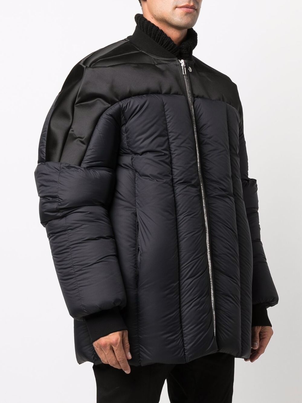 zipped padded jacket - 3