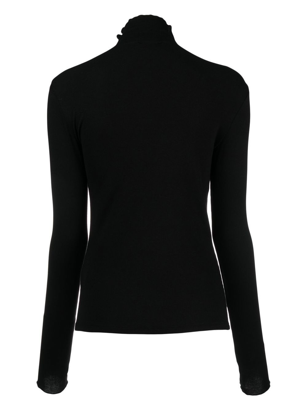 ribbed-knit roll-neck top - 2