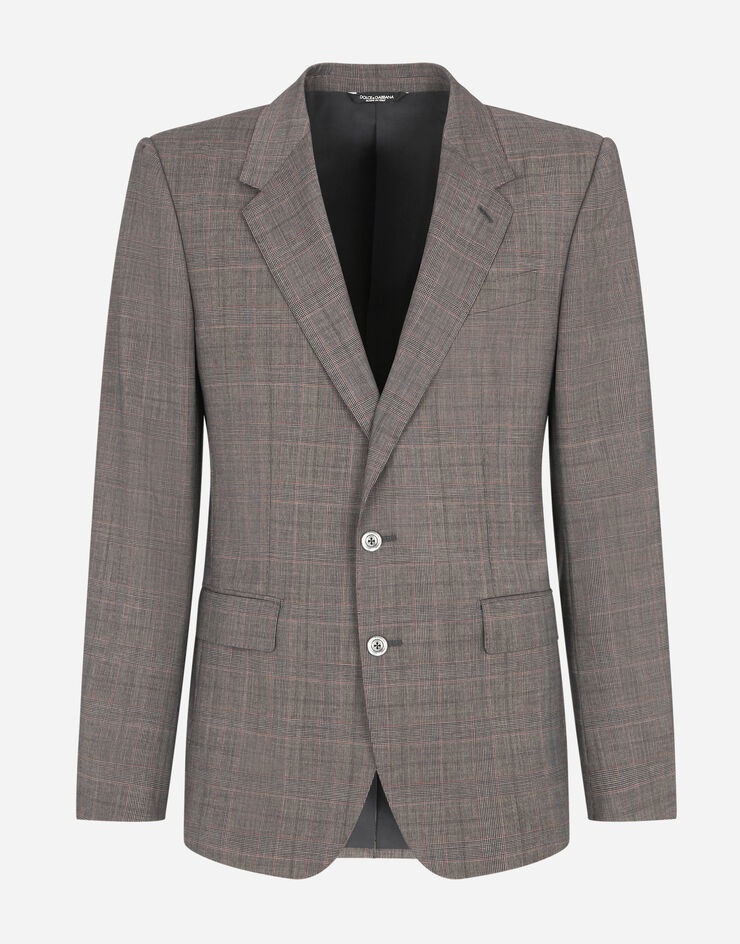 Sicilia-fit wool glen plaid jacket - 3